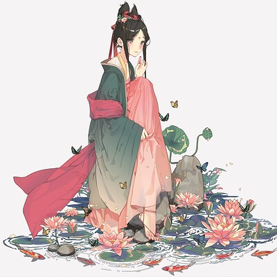 ArtStation - 南北朝时期汉服