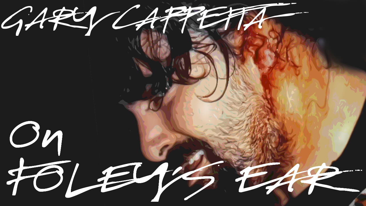 Gary Cappetta recalls his eyewitness account of the incident that resulted in Mick Foley losing most of his ear. Due to the blood, this one was not used.