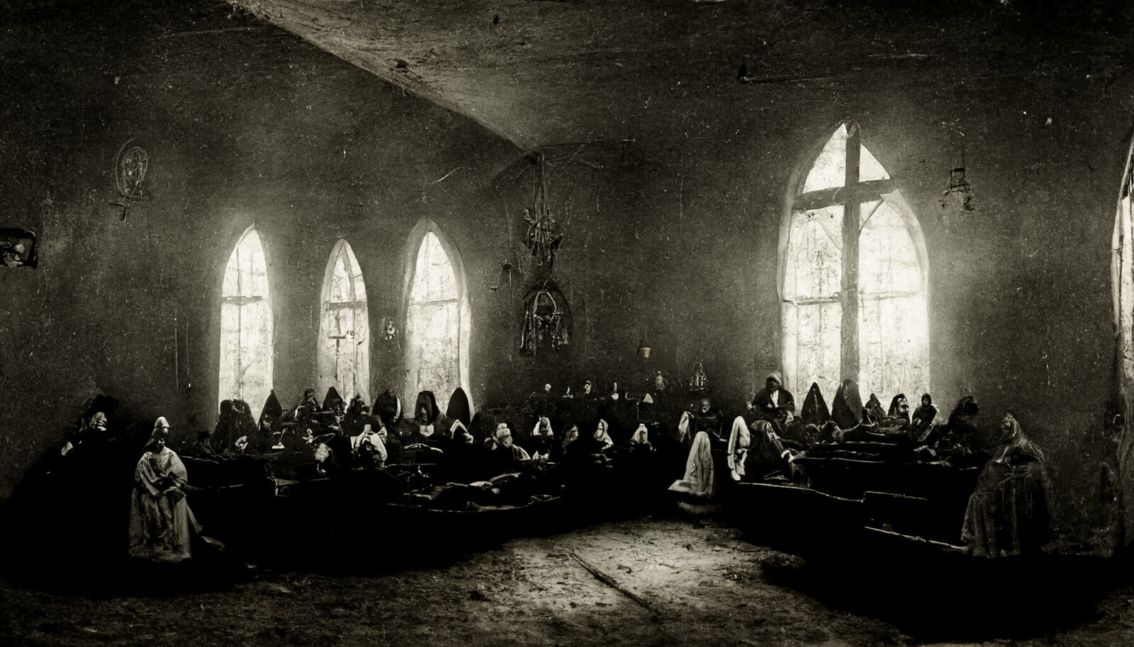Congregation
c. 1881
Photograph
'Church of the Black Sun'