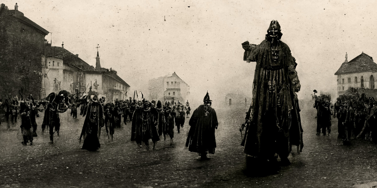 Cristian Baciu leading the march on Budapest
c.1887
Photograph