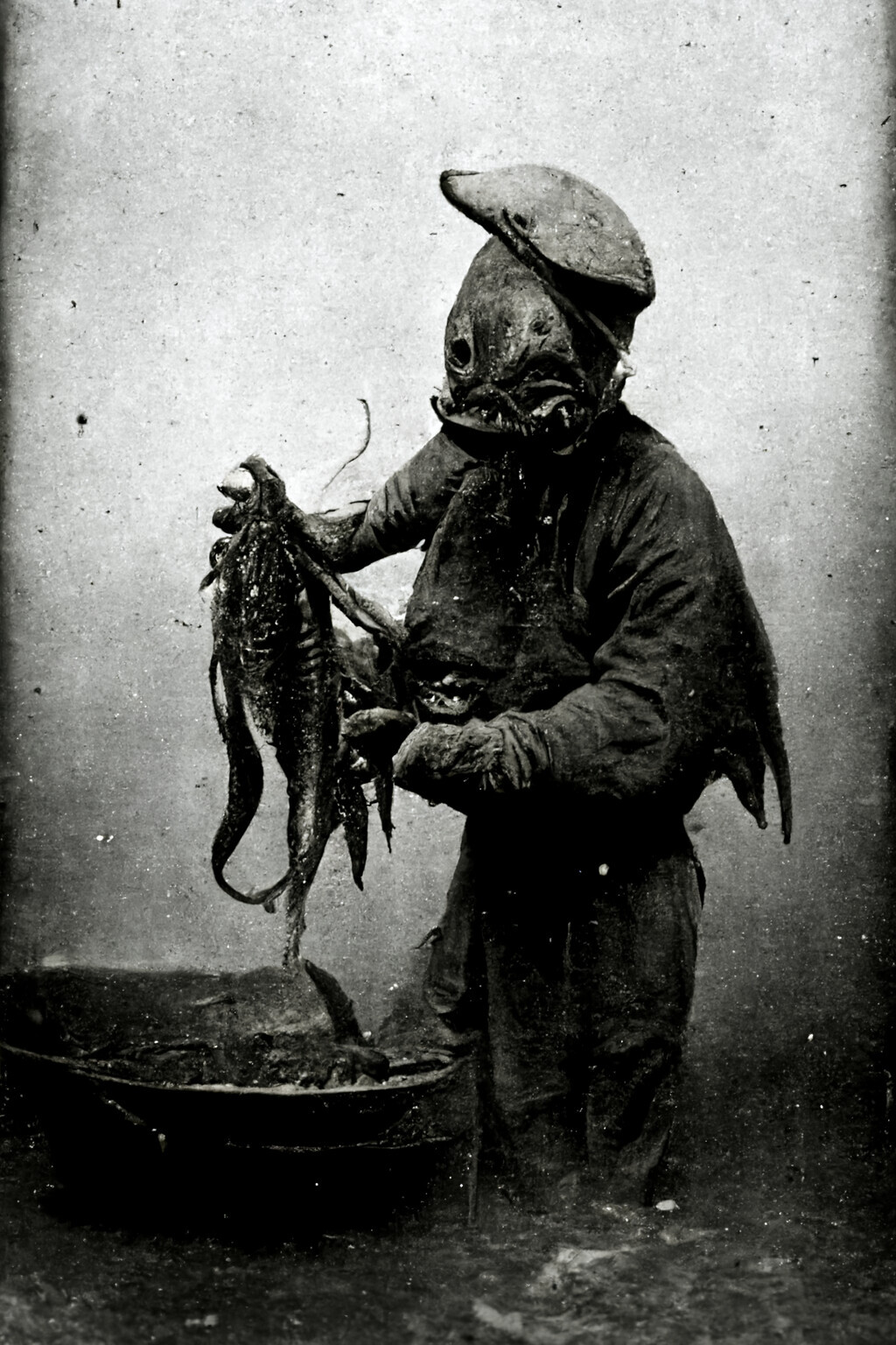 Megashrimp trapper
c. 1909
Photograph, ambrotype