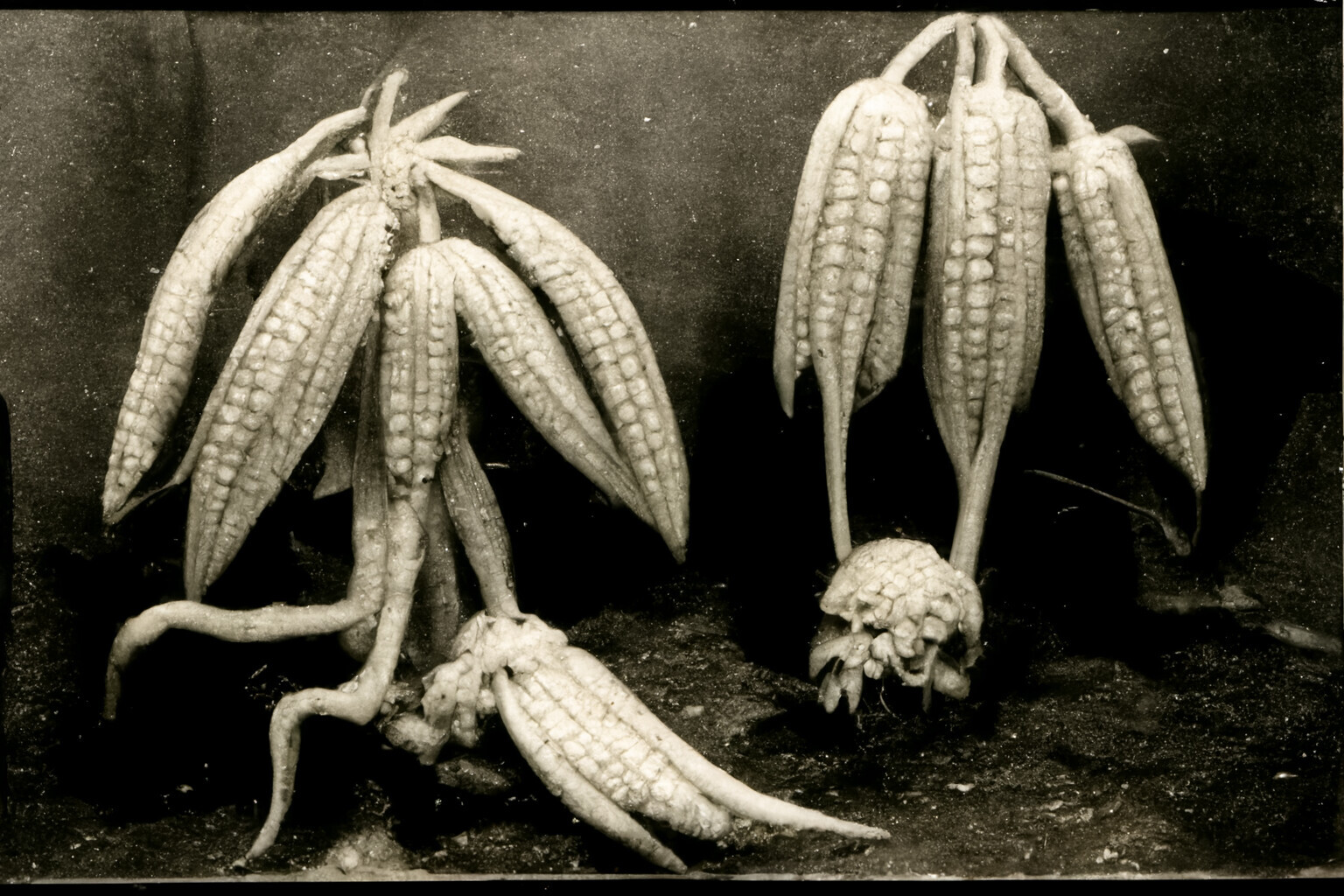 Corn Bushes
c. 1913
Photograph, ambrotype