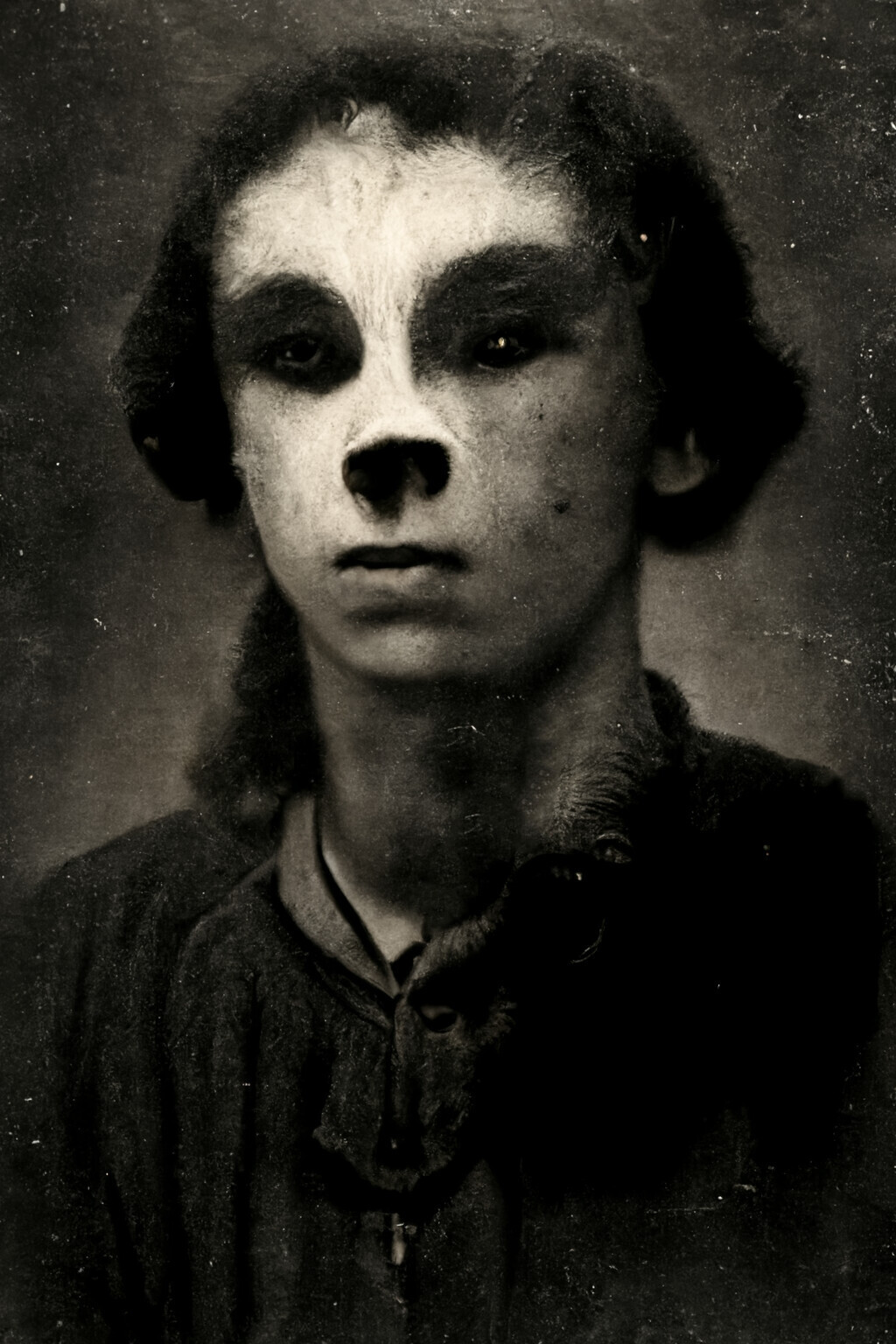 Robert Botezatu
c. 1918
Photograph, tin type
'3rd generation diluvian, 14'
