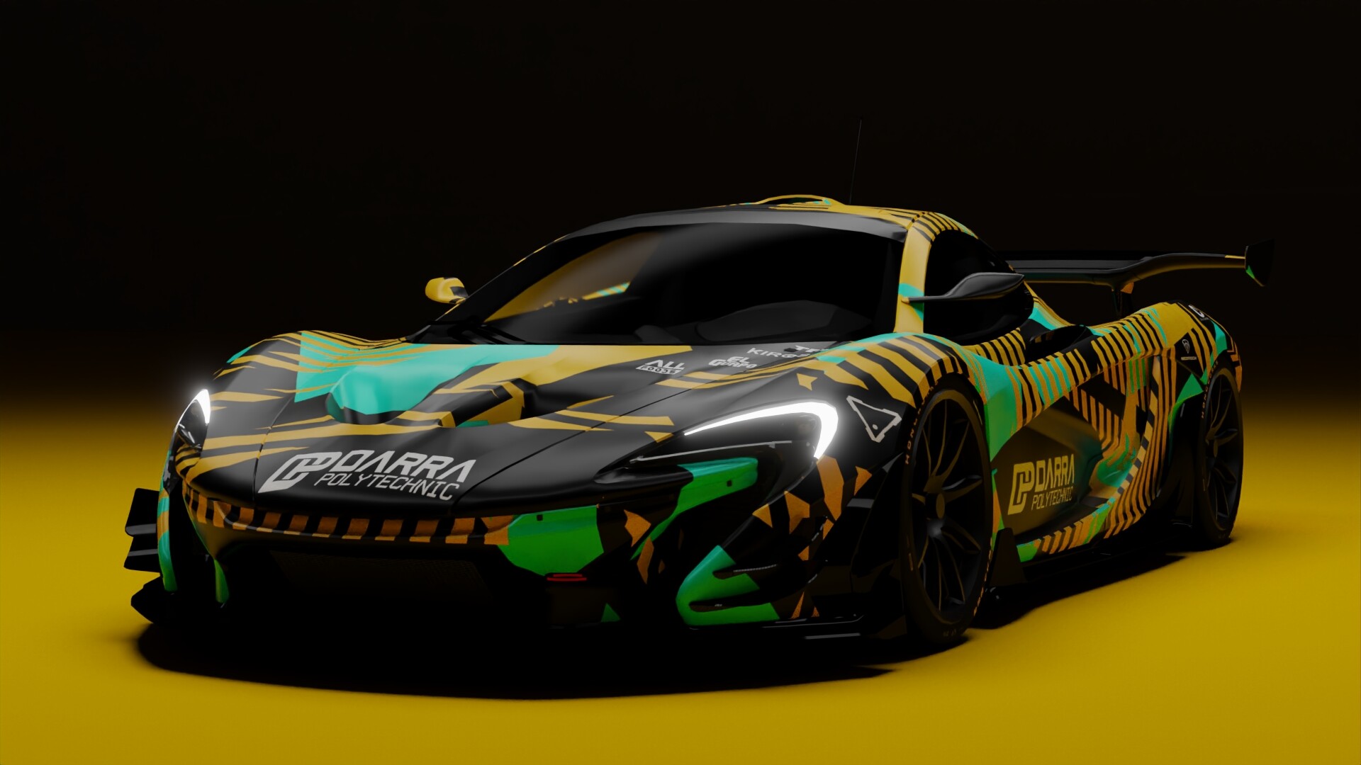 ArtStation   McLaren P1 GTR Cyberpunk 2077 Darra Livery