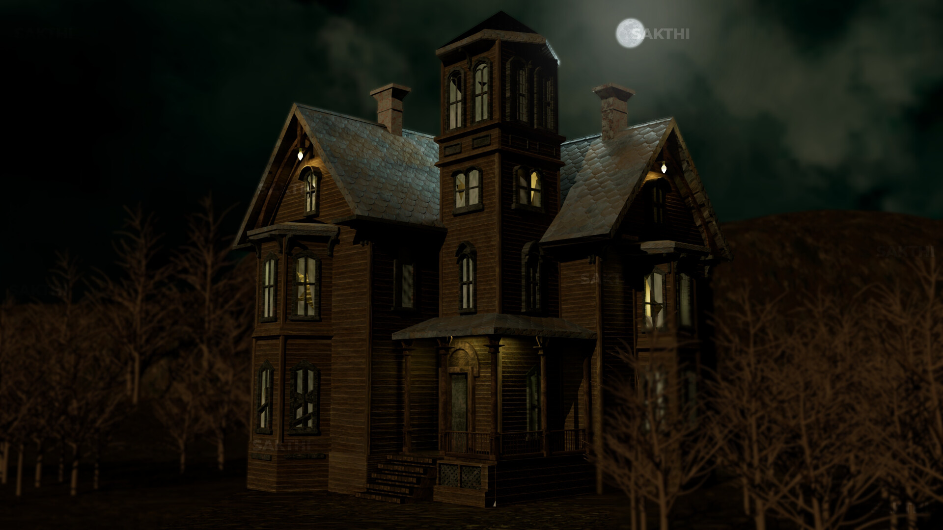 ArtStation haunted house