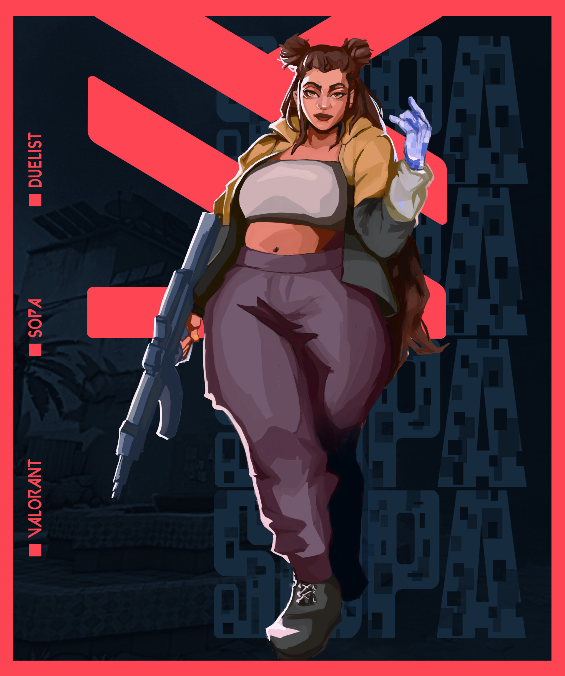 ArtStation Commission Streamer in Valorant