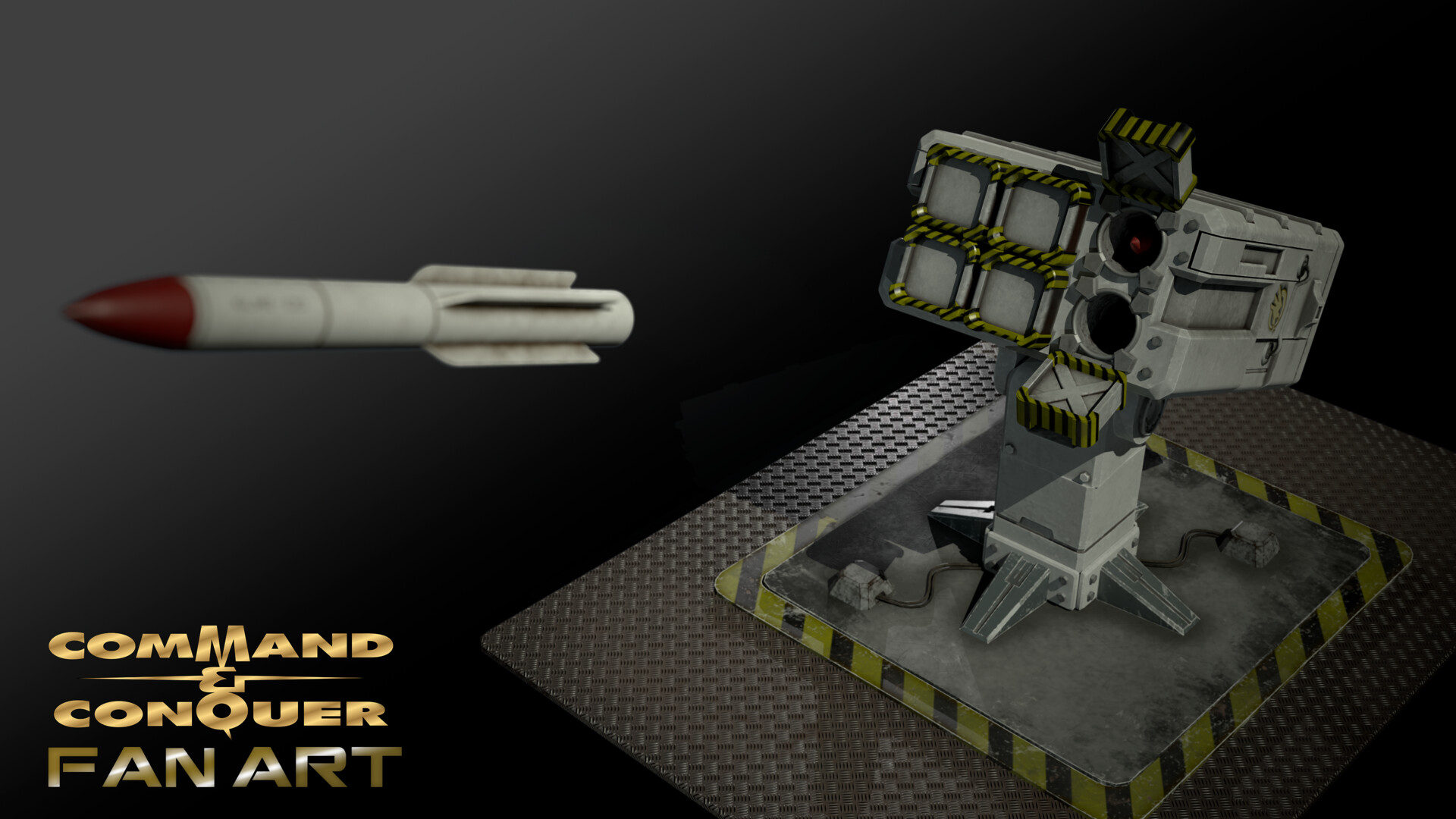 Adrian Cuesta - GDI S.A.M Site - Command And Conquer Fan Art