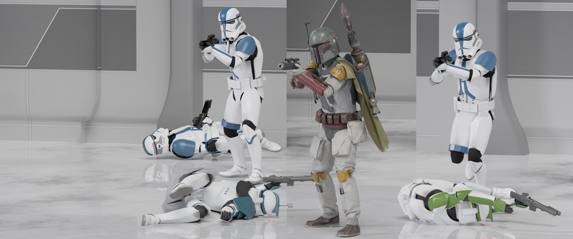 ArtStation Triton Squad Phase 3 Clone Trooper Remaster