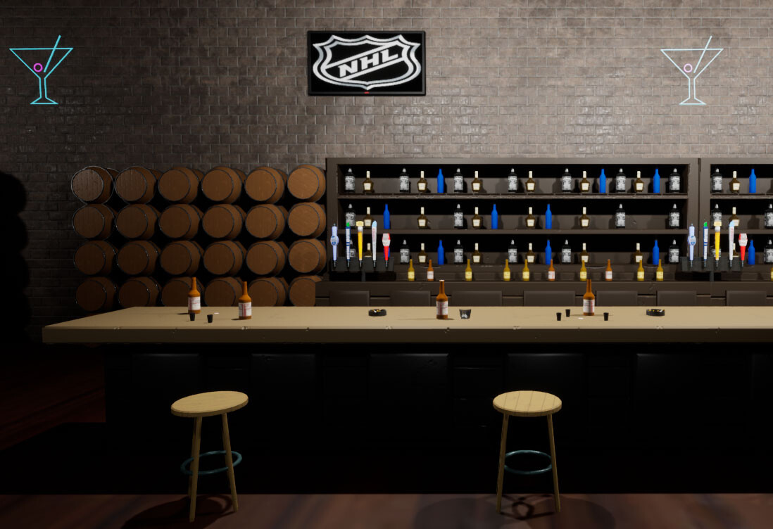 ArtStation Bar Counter