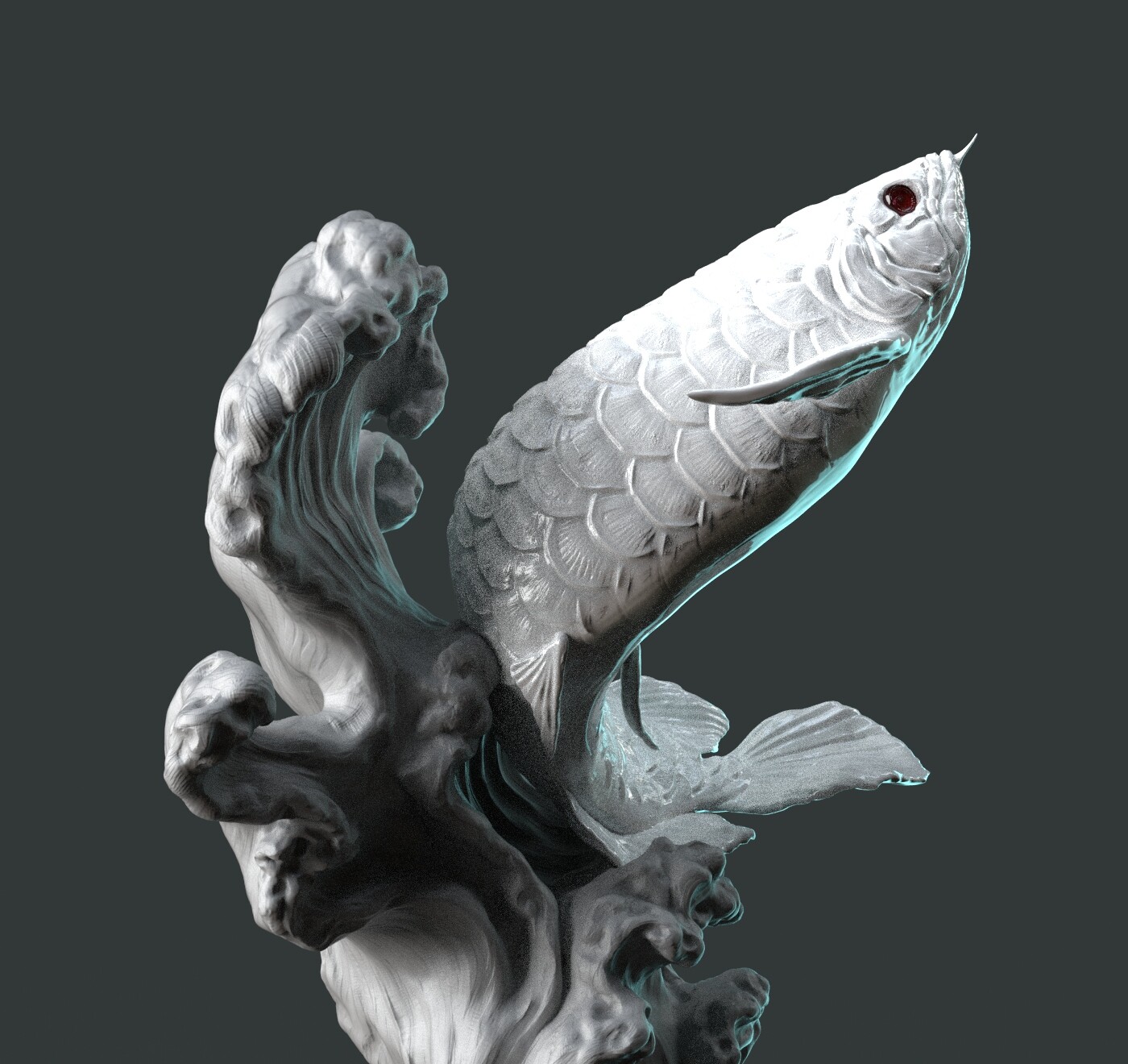 ArtStation - 金龙鱼( Arowana )