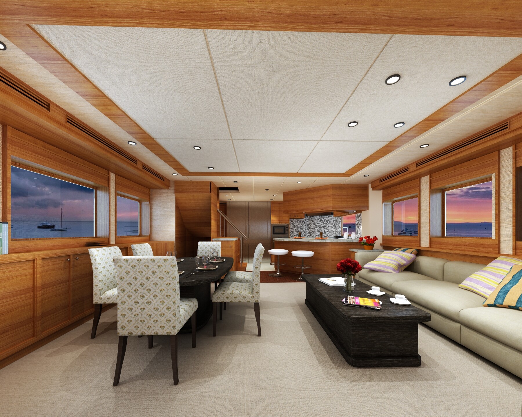 ArtStation - 3D Furniture Rendering of Lavish Living Room