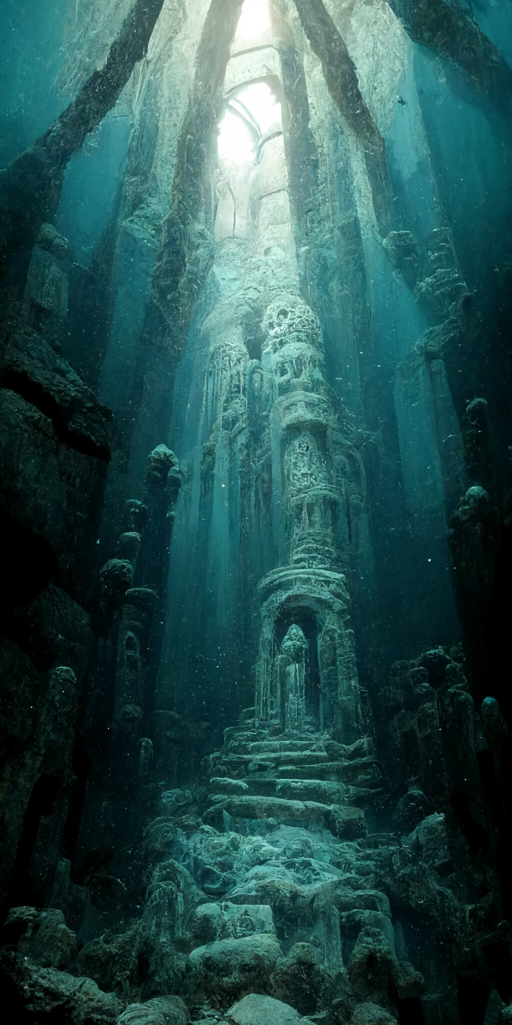 ArtStation - Underwater Temple AI
