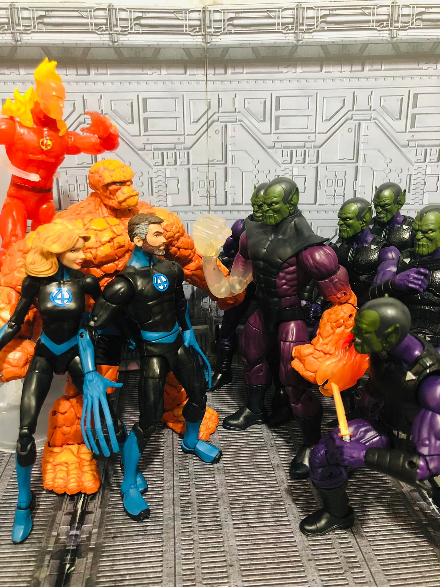 ArtStation - Arch-Enemies: Fantastic Four vs Skrulls