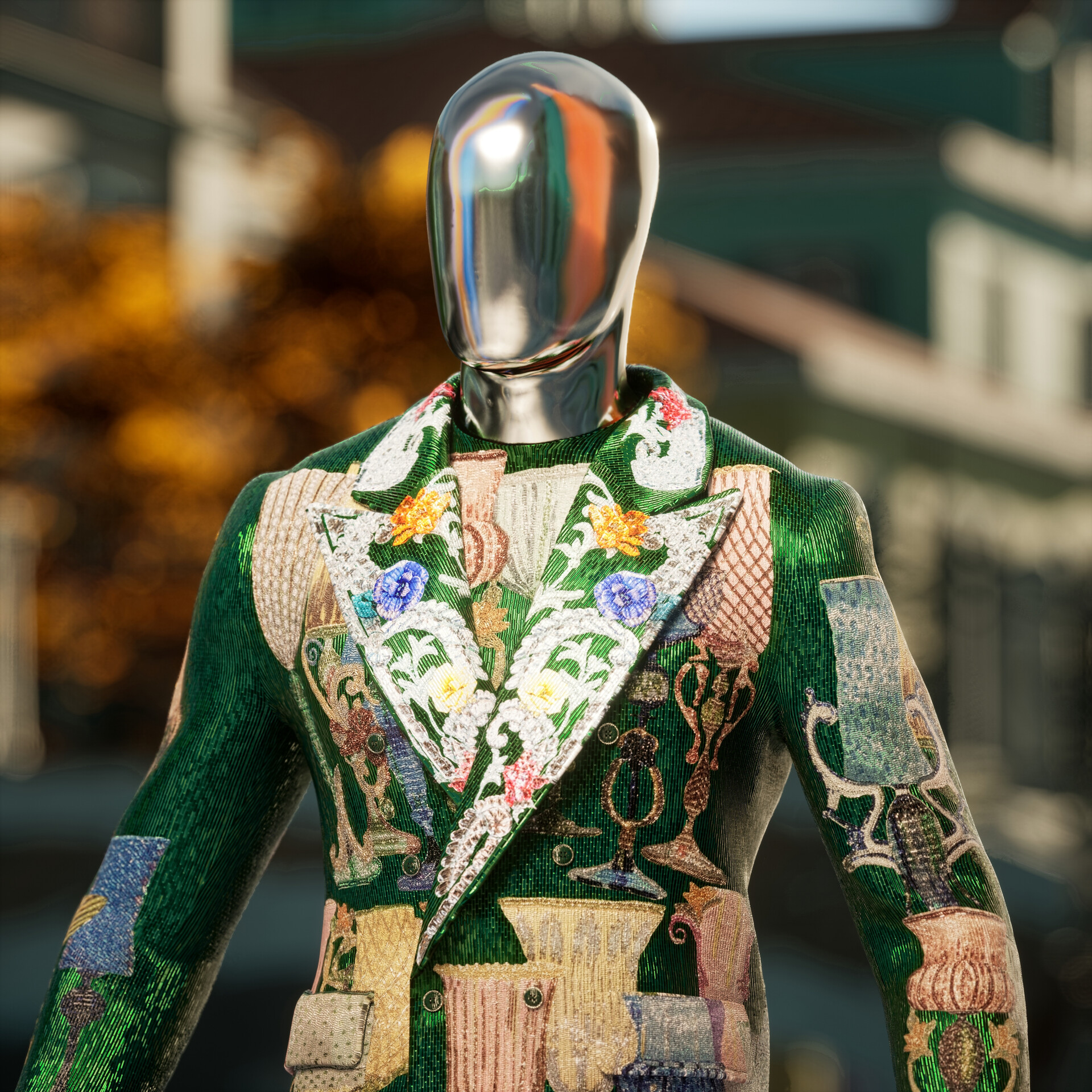 ArtStation The Green Suit Dolce Gabbana