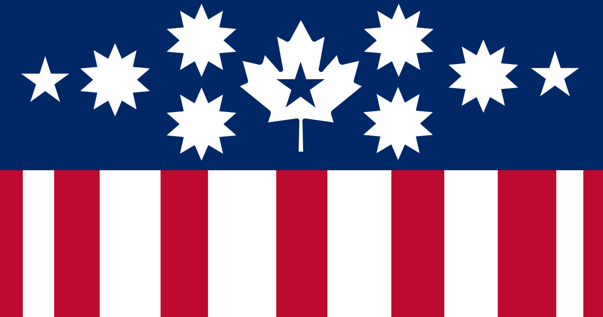 Artstation A Flag For An American Canadian Union