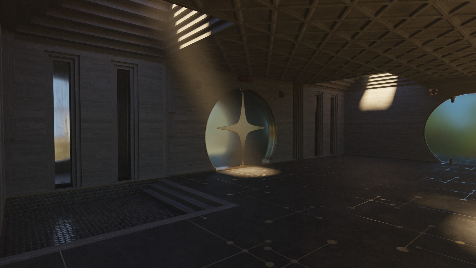 ArtStation WIP Sci Fi Brutalist Building Modular Kit ArtStation WIP Sci Fi Brutalist Building Modular Kit