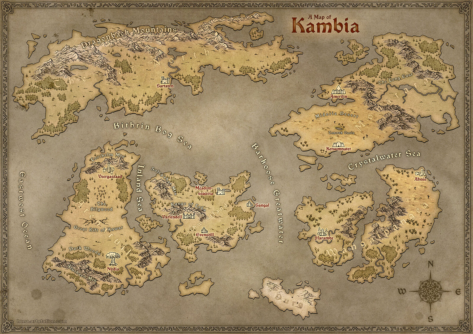 Map Art: Kambia