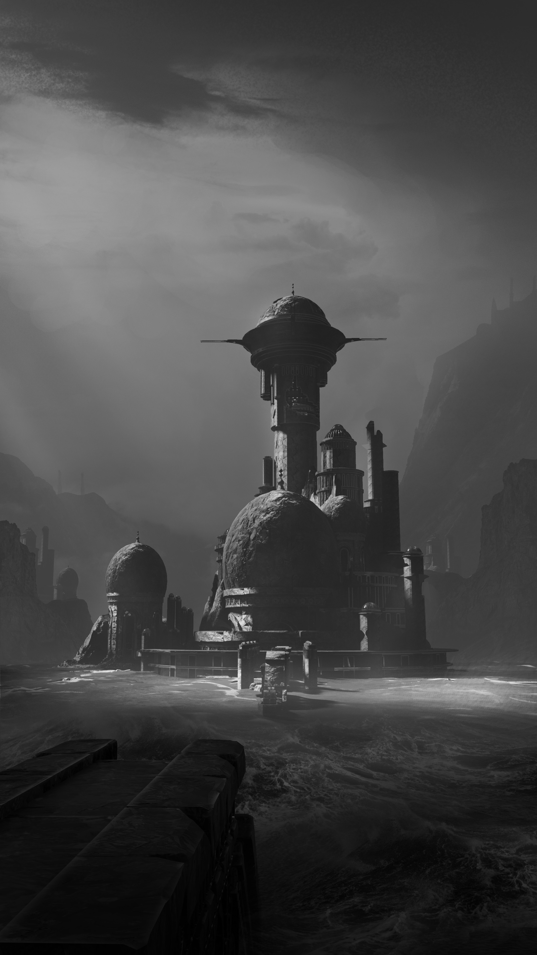 early blockout paintover