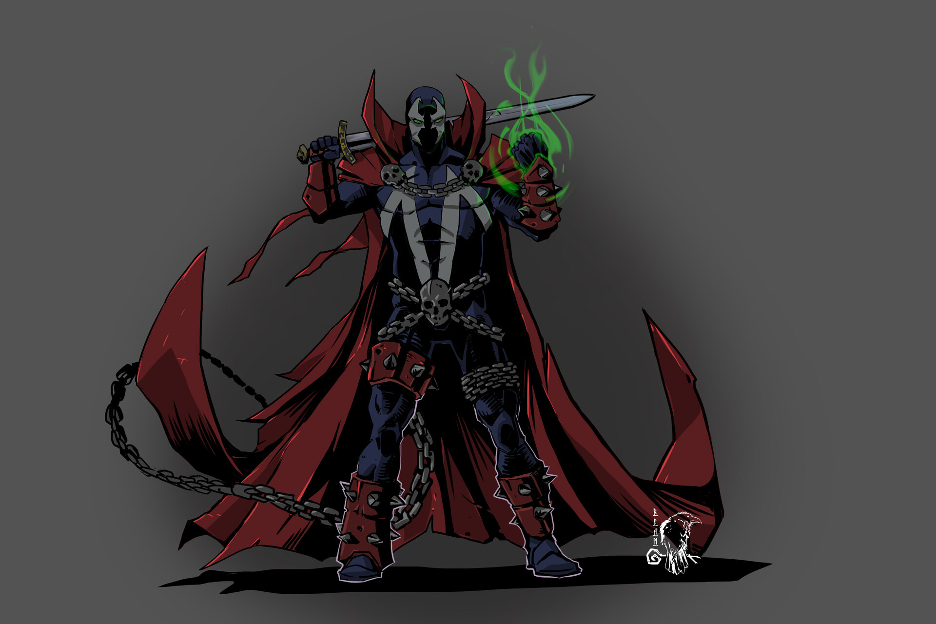 Spawn bots. Спаун. спаун карандашом. spawn обои.