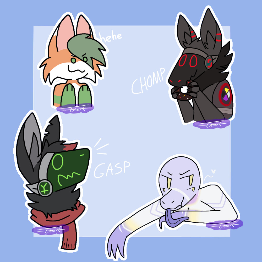 ArtStation - Telegram Sticker Batch!