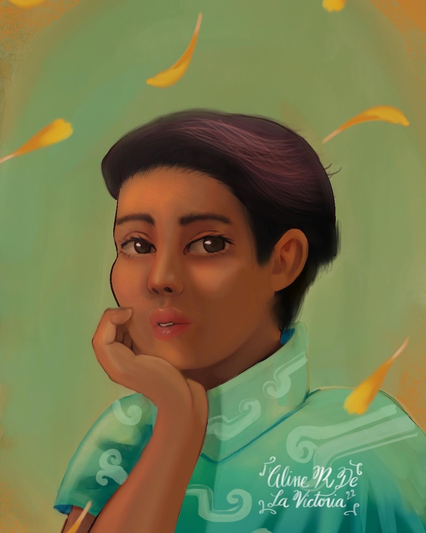 Aline R De La Victoria Cempasuchitl tomboy