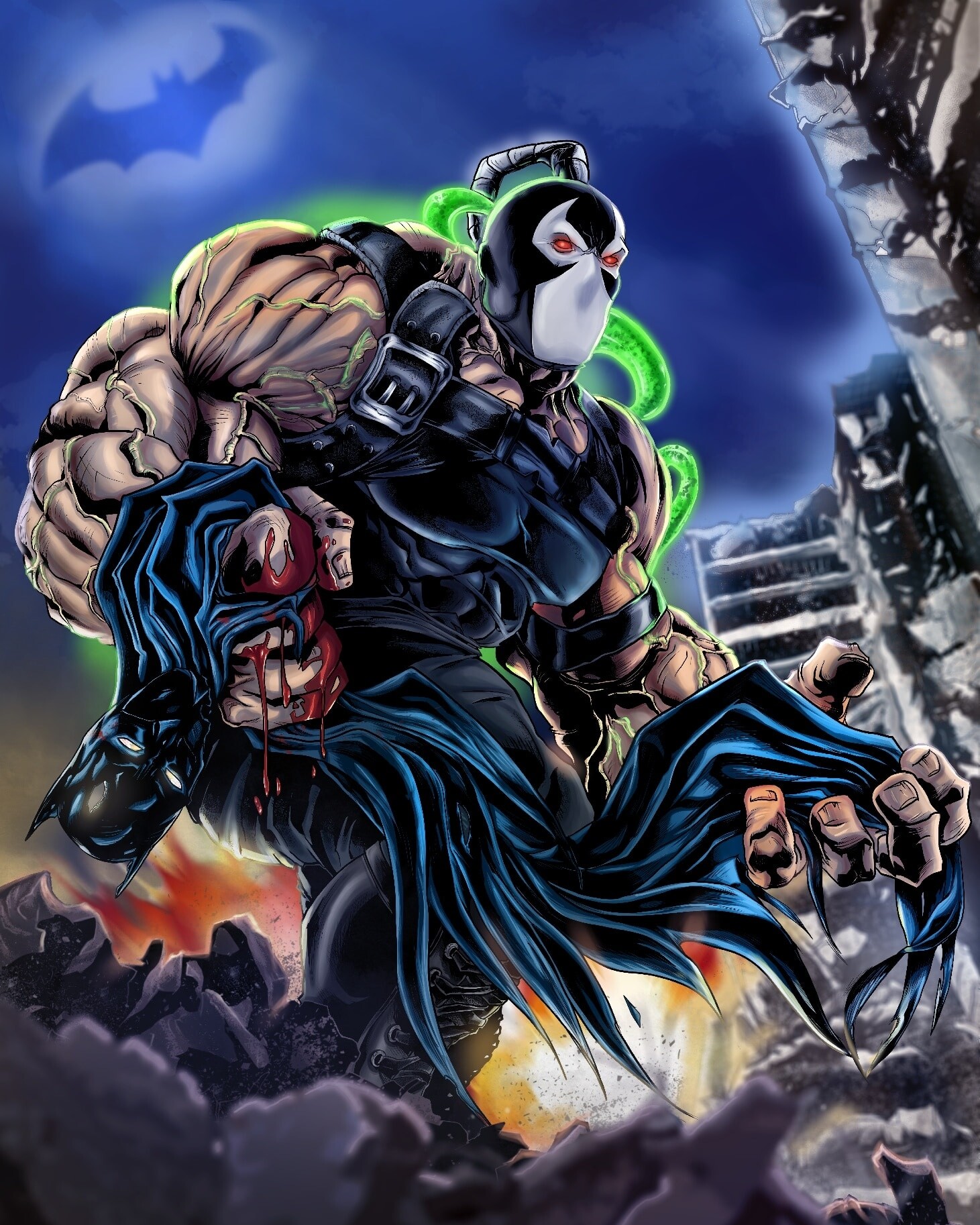 batman bane comic wallpaper