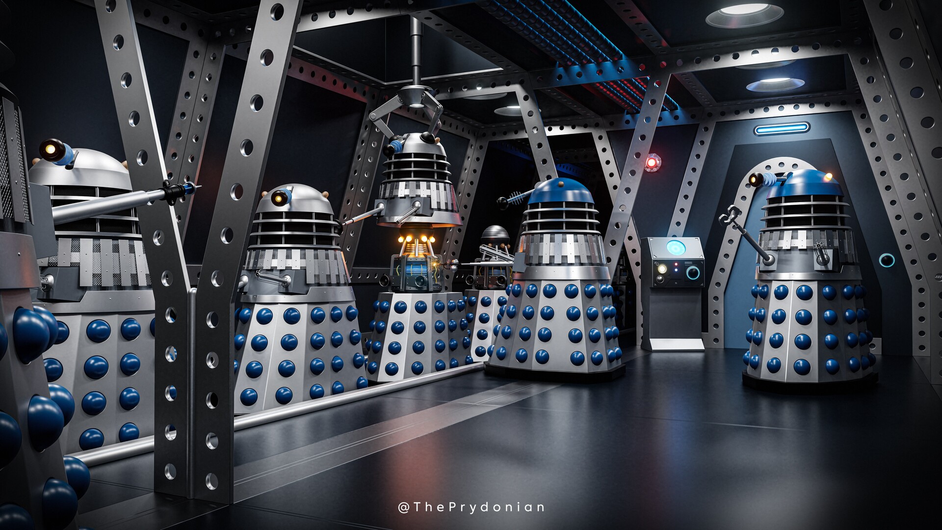 ArtStation Dalek Production Line The Power of the Daleks