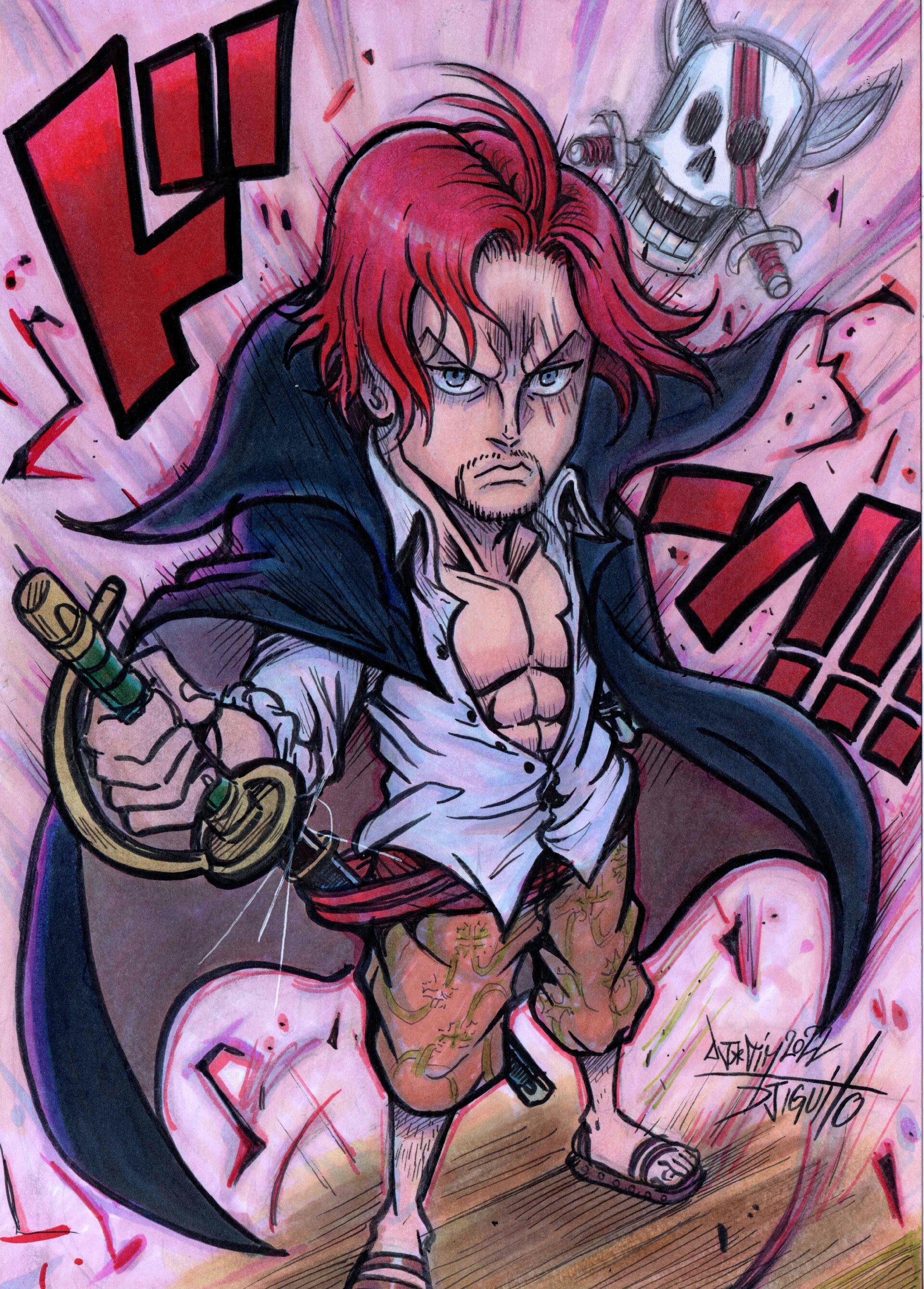 ArtStation One Piece RED