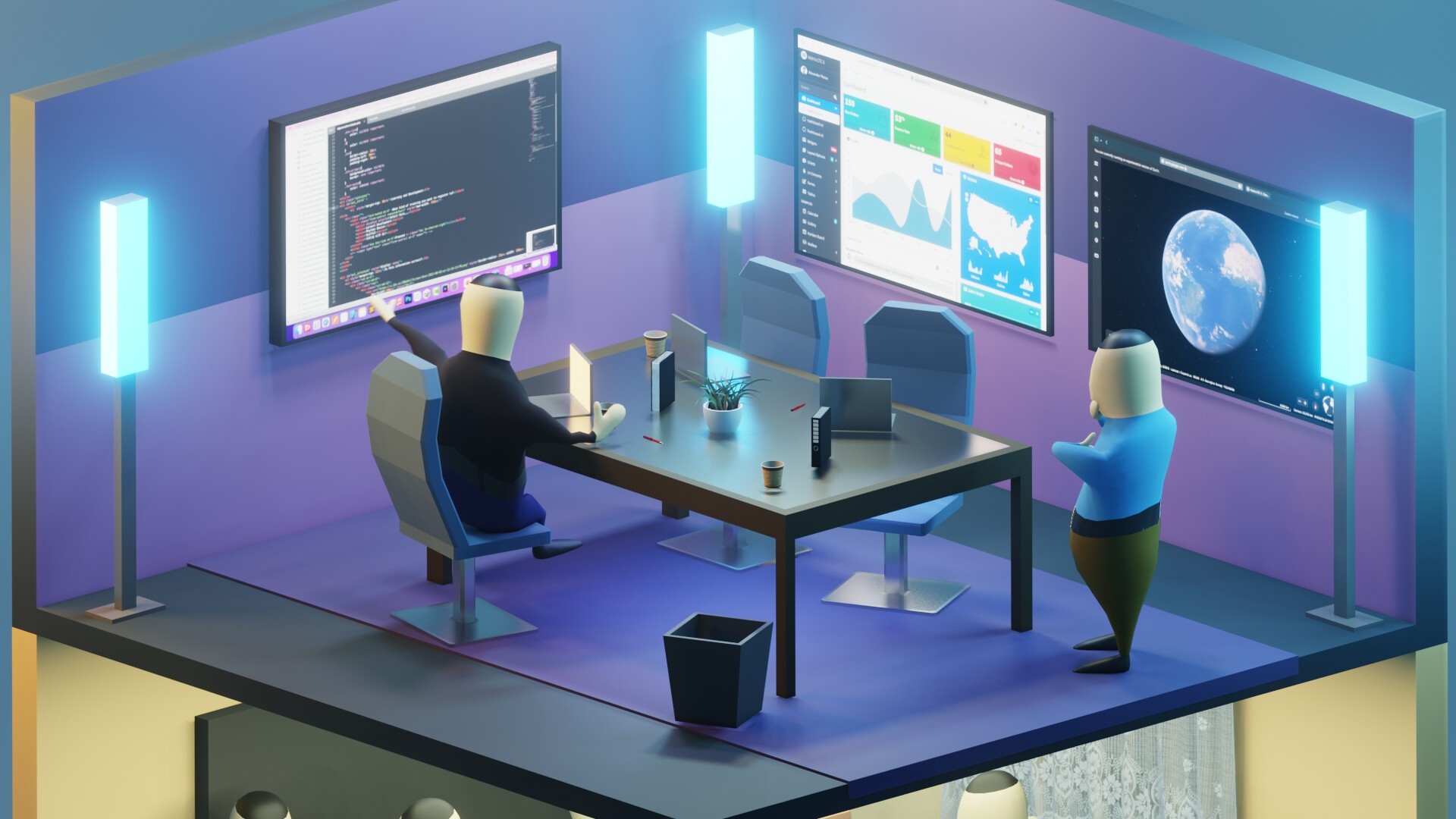 ArtStation The Flat Office