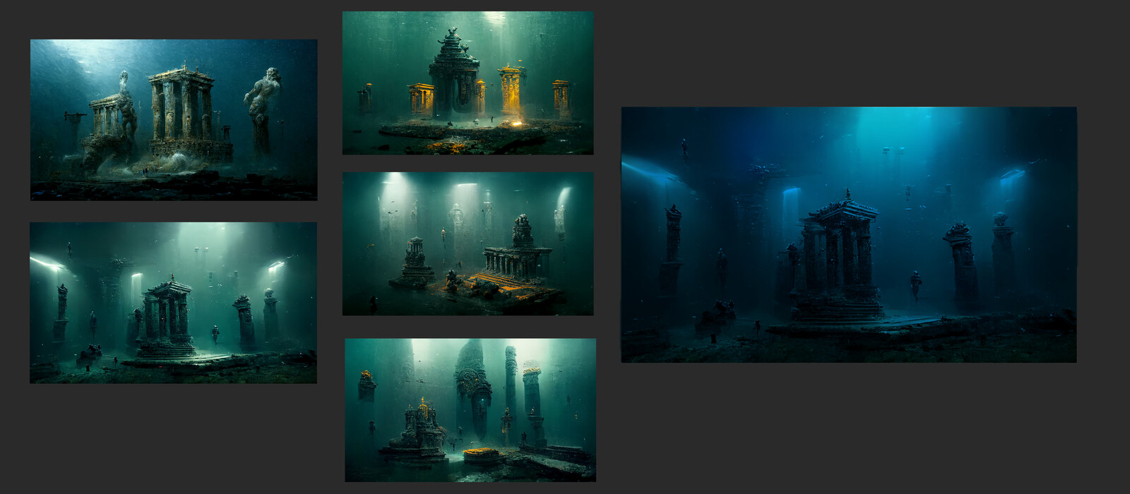 Midjourney AI 'S mood board experiments