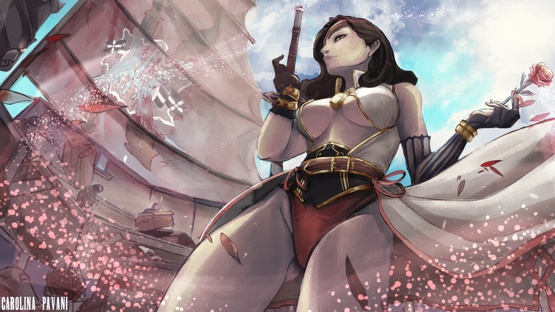Artstation remake final fantasy ix beatrix splash art