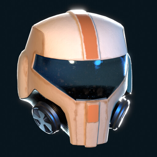 The finished render