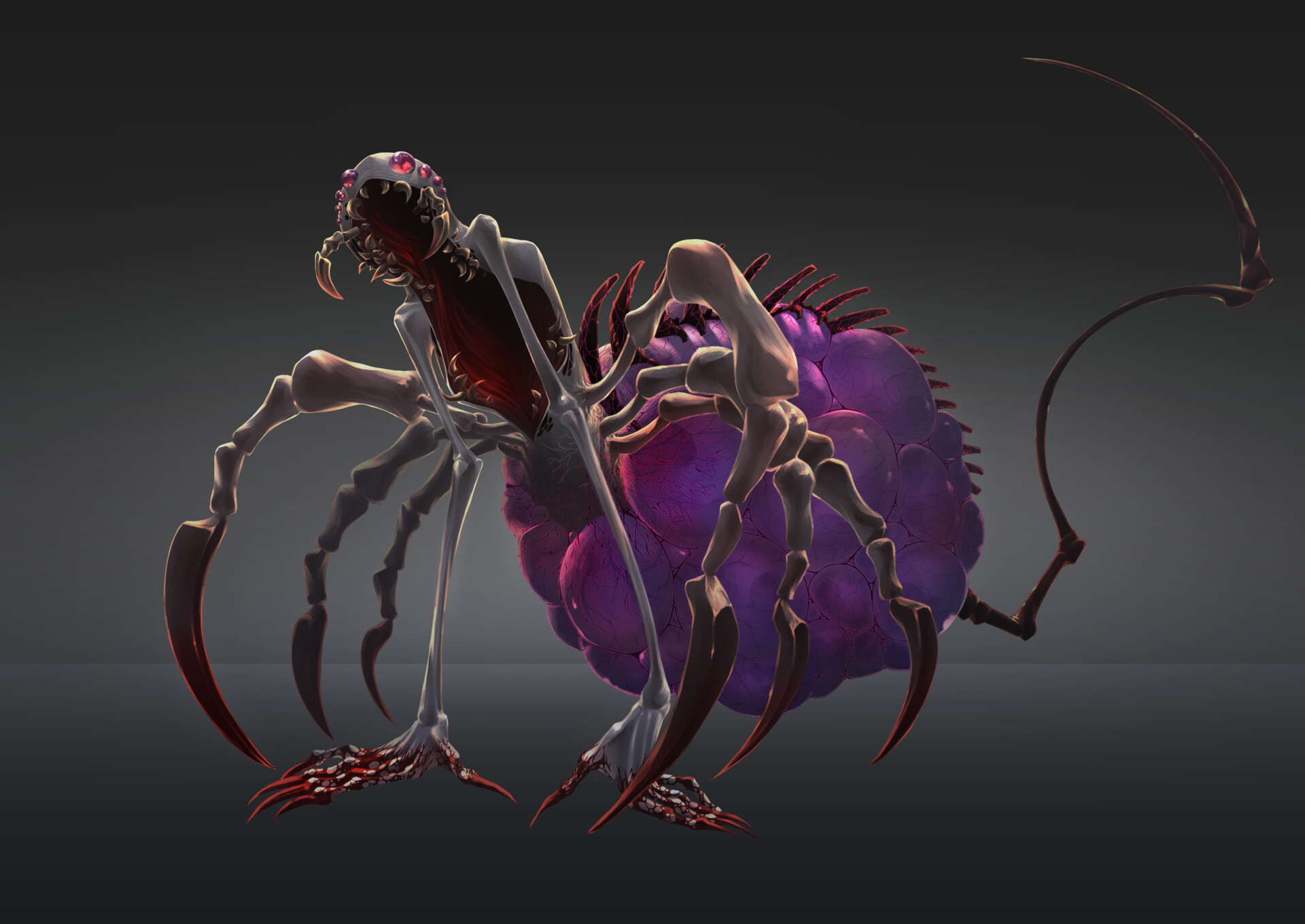 Artstation 蜘蛛のクリーチャー