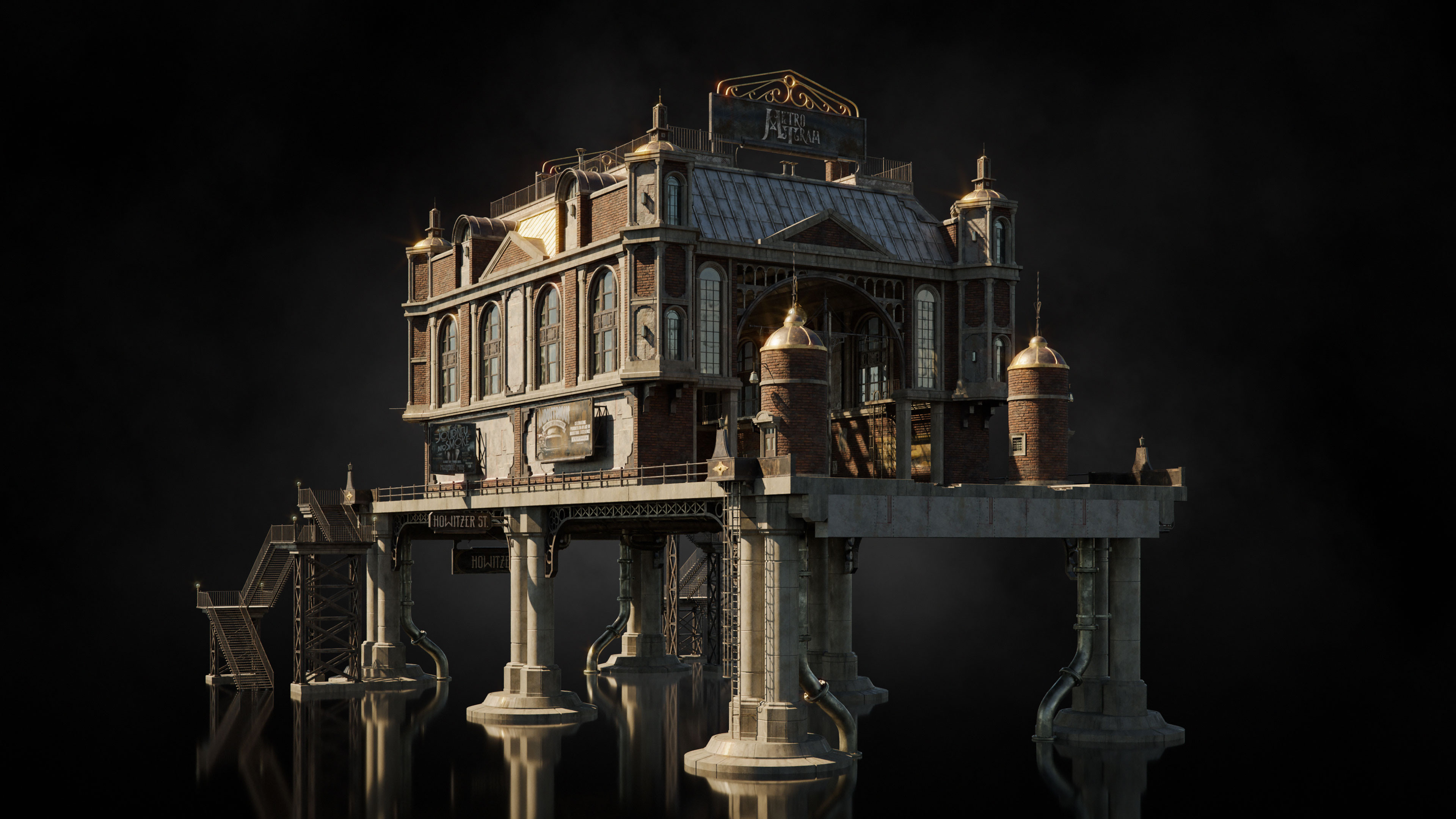 KitBash3D - DieselPunk - 3D Asset Kit | Premium Assets For Movies ...