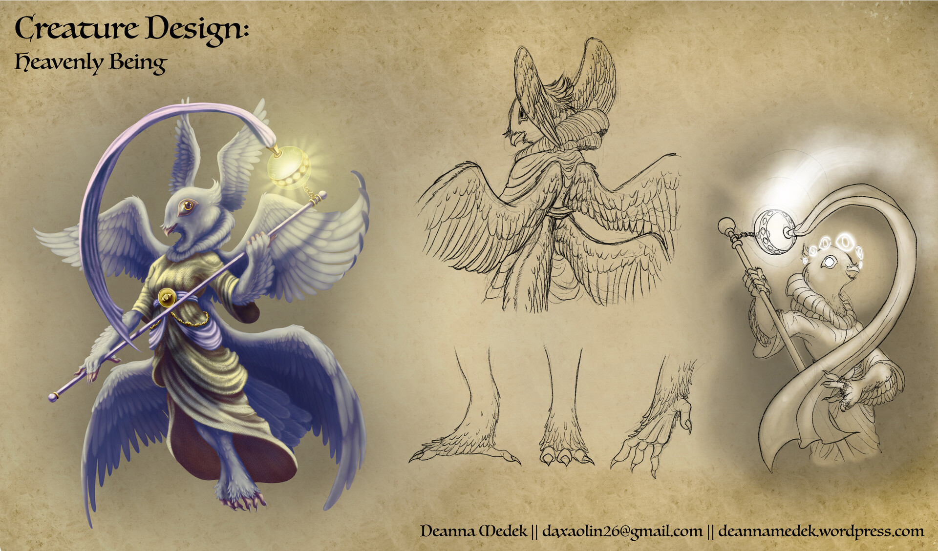 ArtStation Creature Design: Heavenly Being