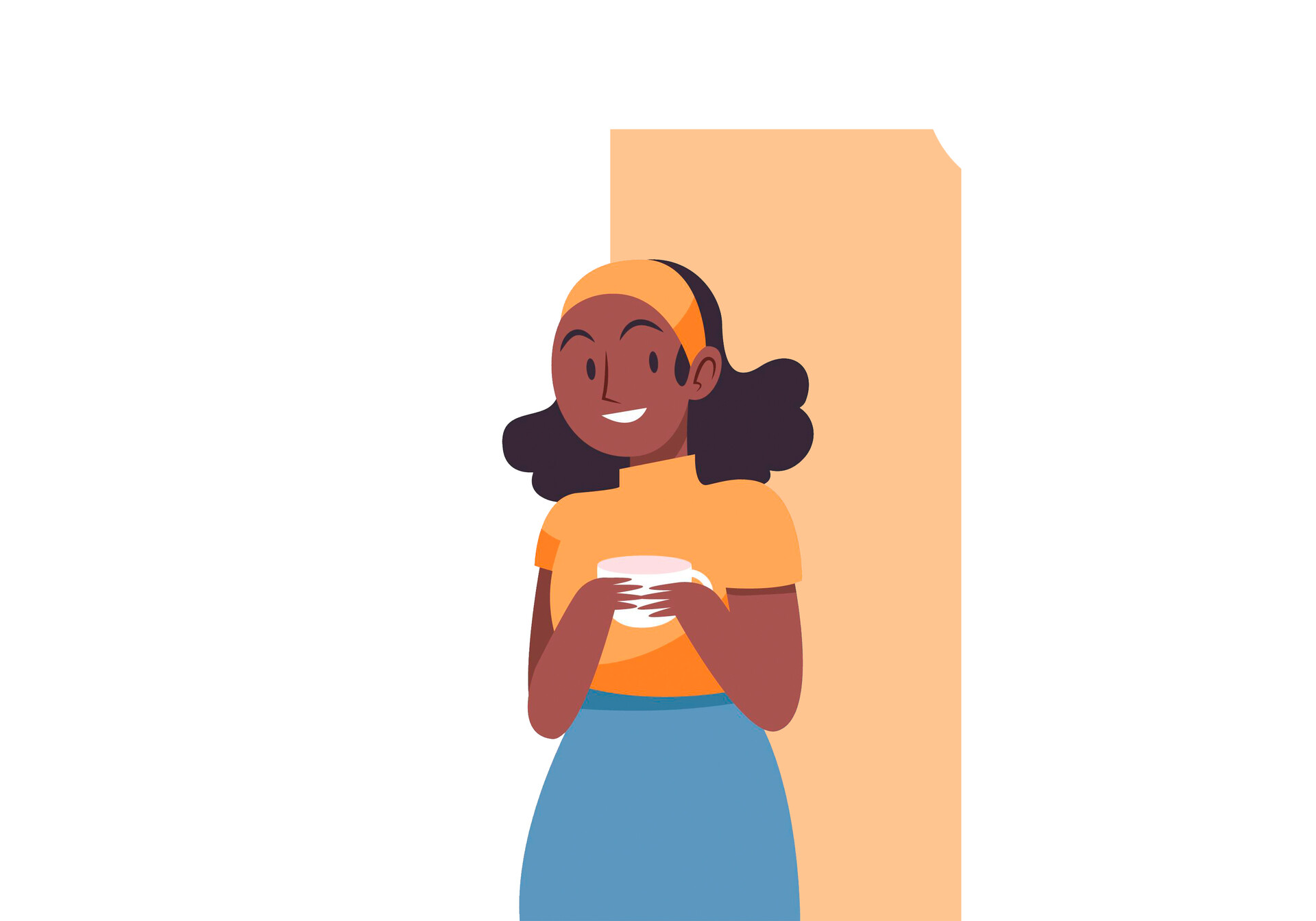 ArtStation coffee girl