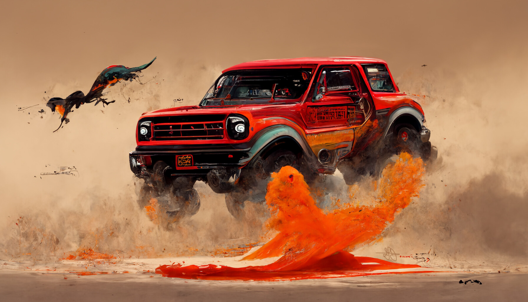 ArtStation - Raptor On The Run