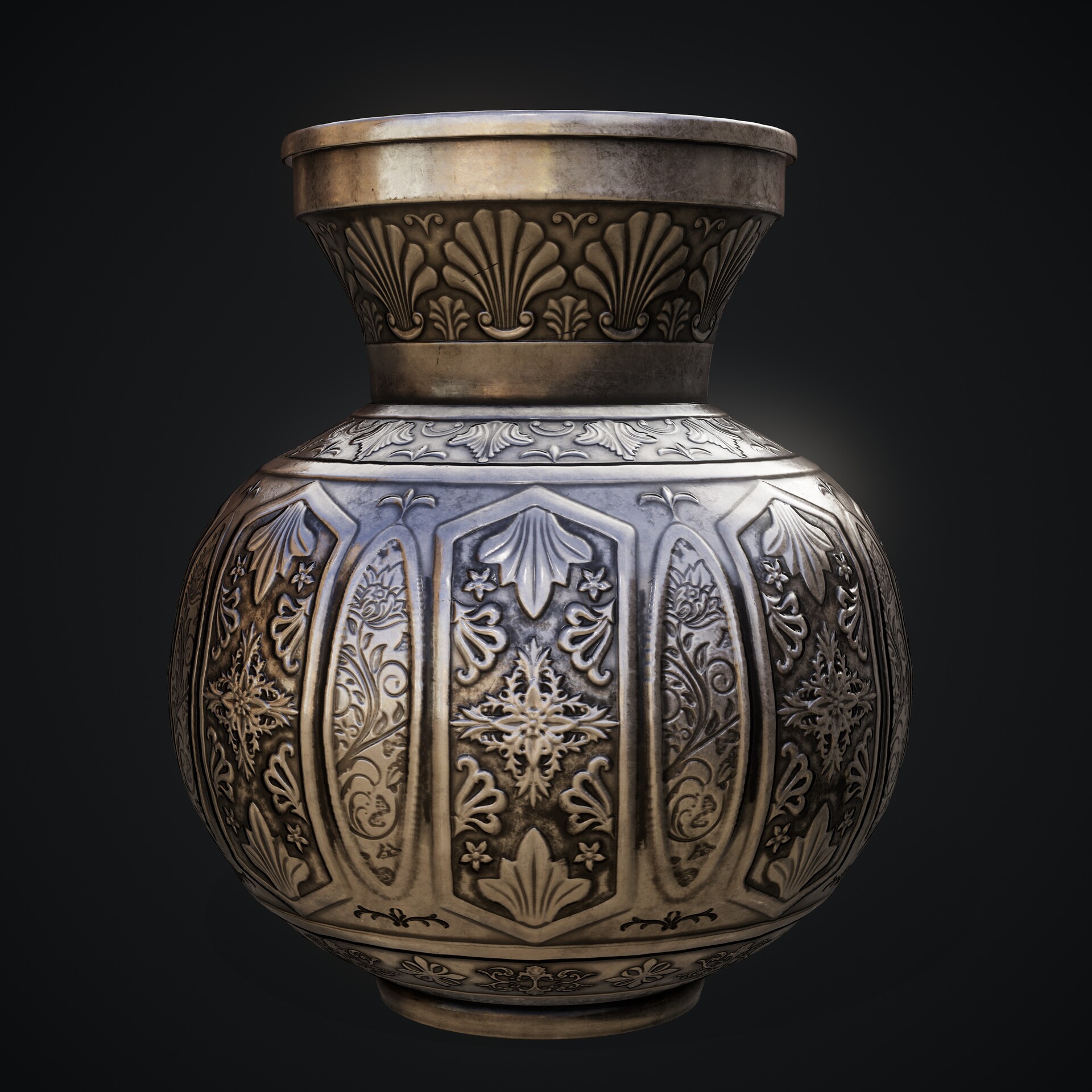 ArtStation Antique Mini Pot   Aakash Kesur Final 1 