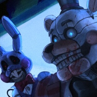 Anime Fnaf Night 5 concept art (Directed/created by SpaceBear87 on
