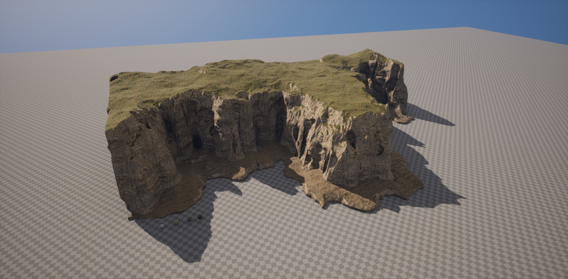 Artstation houdini unreal engine procedural cliff