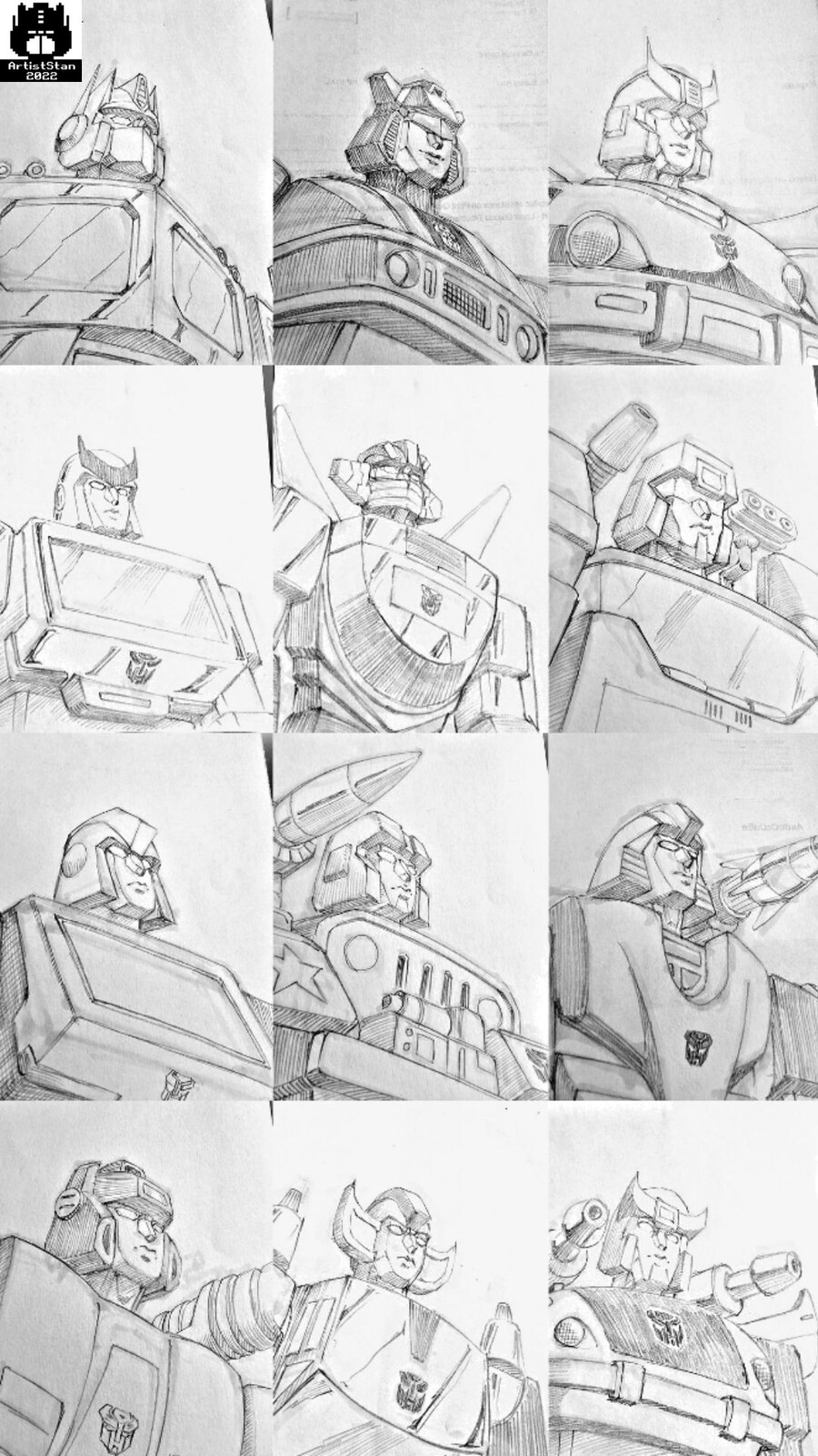 Transformers G1 Sketches