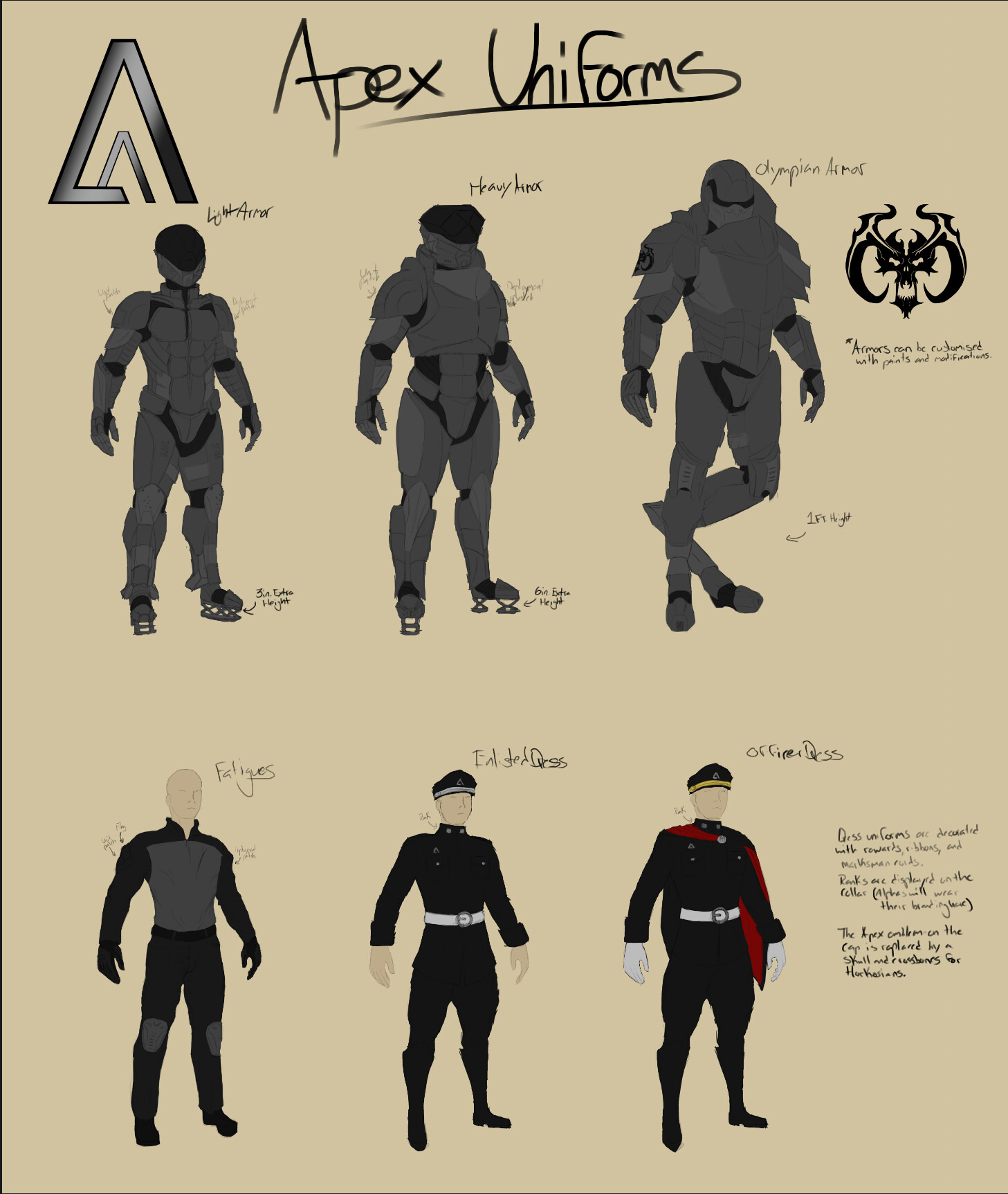 ArtStation - Uniform Concept - Apex Corporations