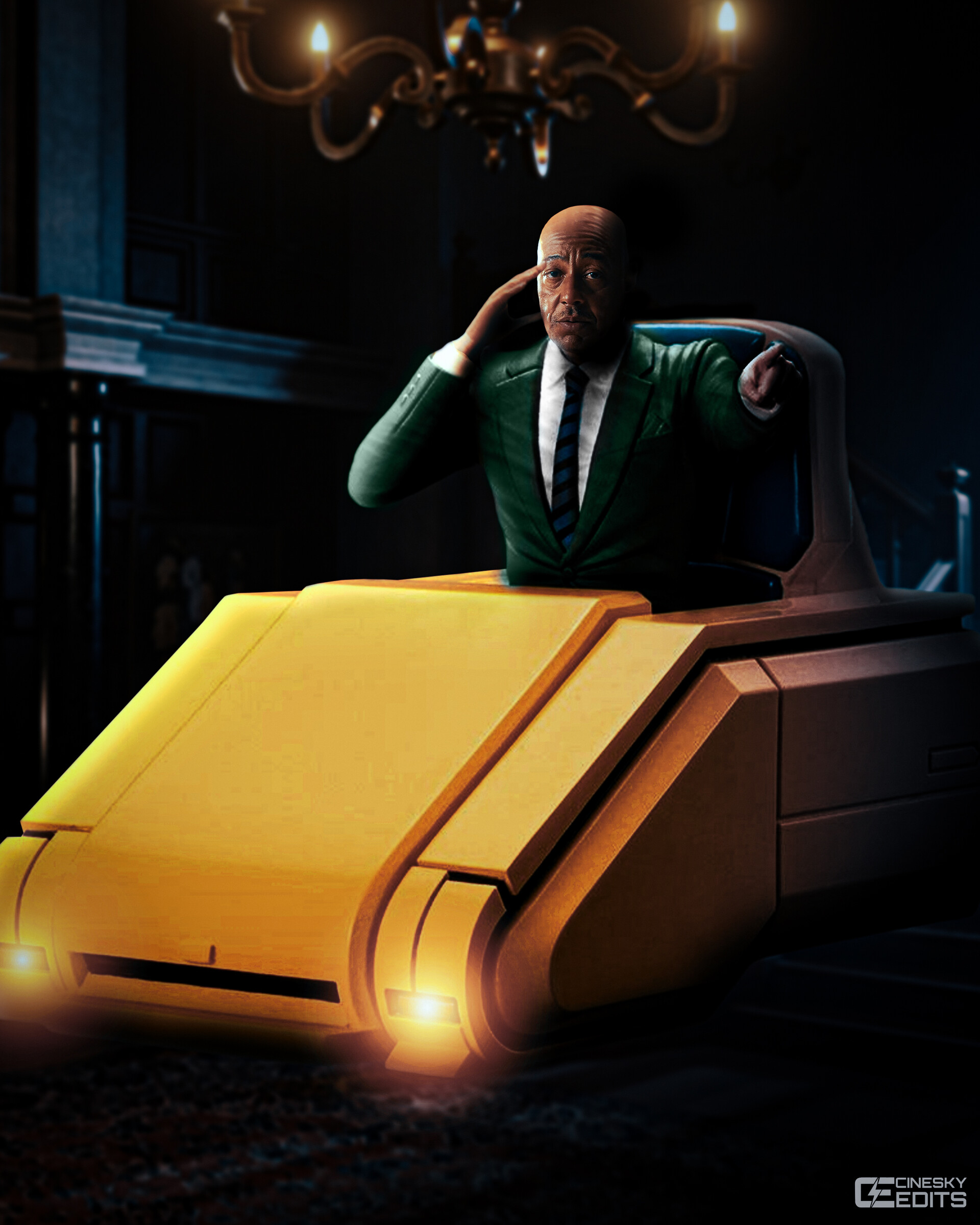 ArtStation Giancarlo Esposito as Professor X