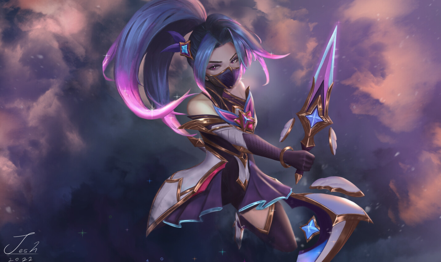ArtStation Star Guardian Akali