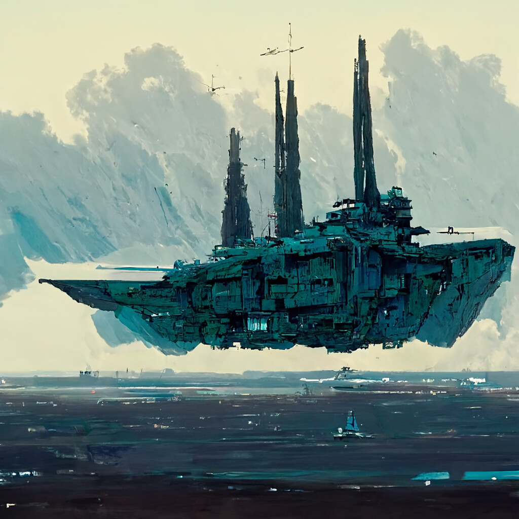 Artstation - Sci Fi Space Ship