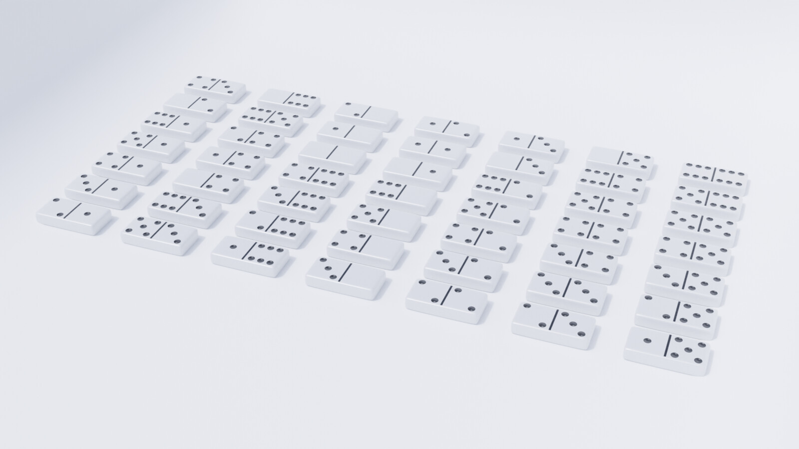 White Domino Tile Collection