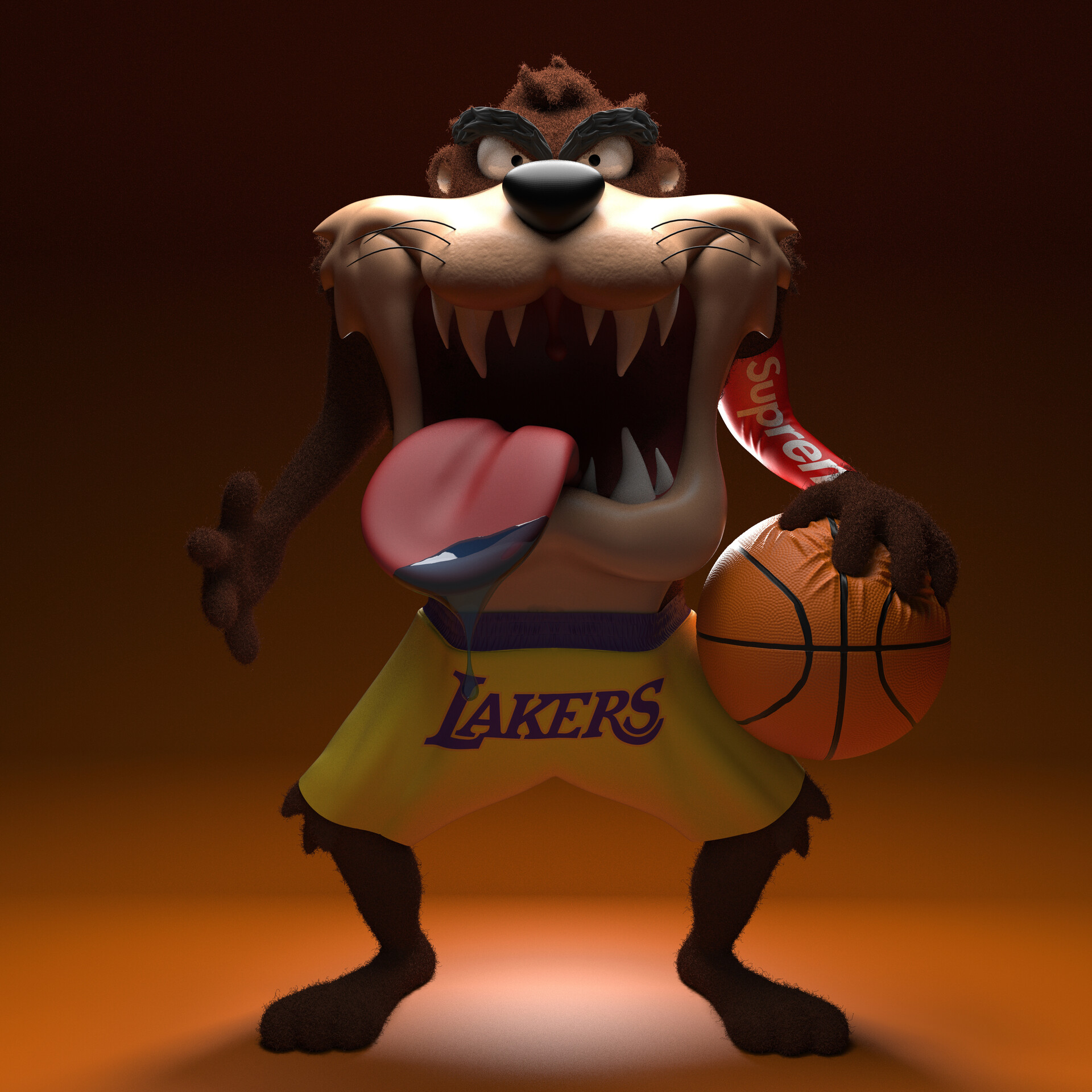 ArtStation Taz the devil