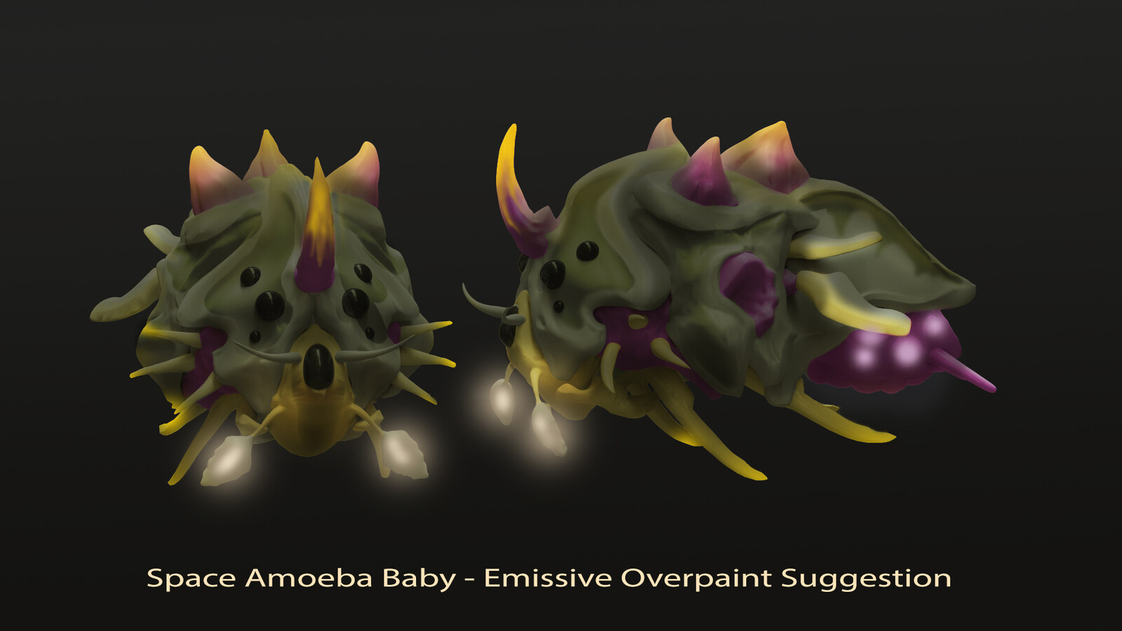 Space Amoeba Baby - Emissive suggestion