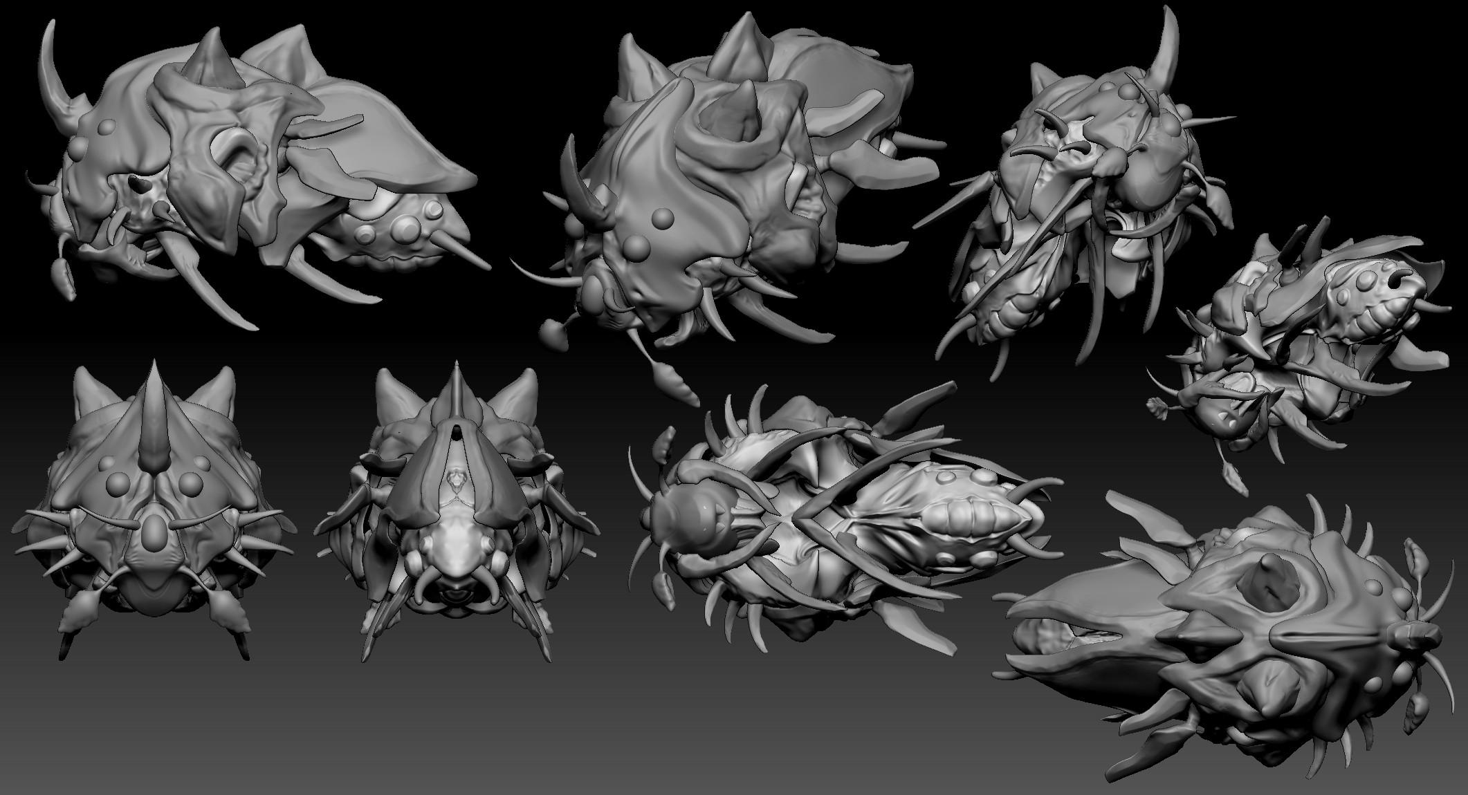 Space Amoeba Baby - Base Sculpt in Zbrush