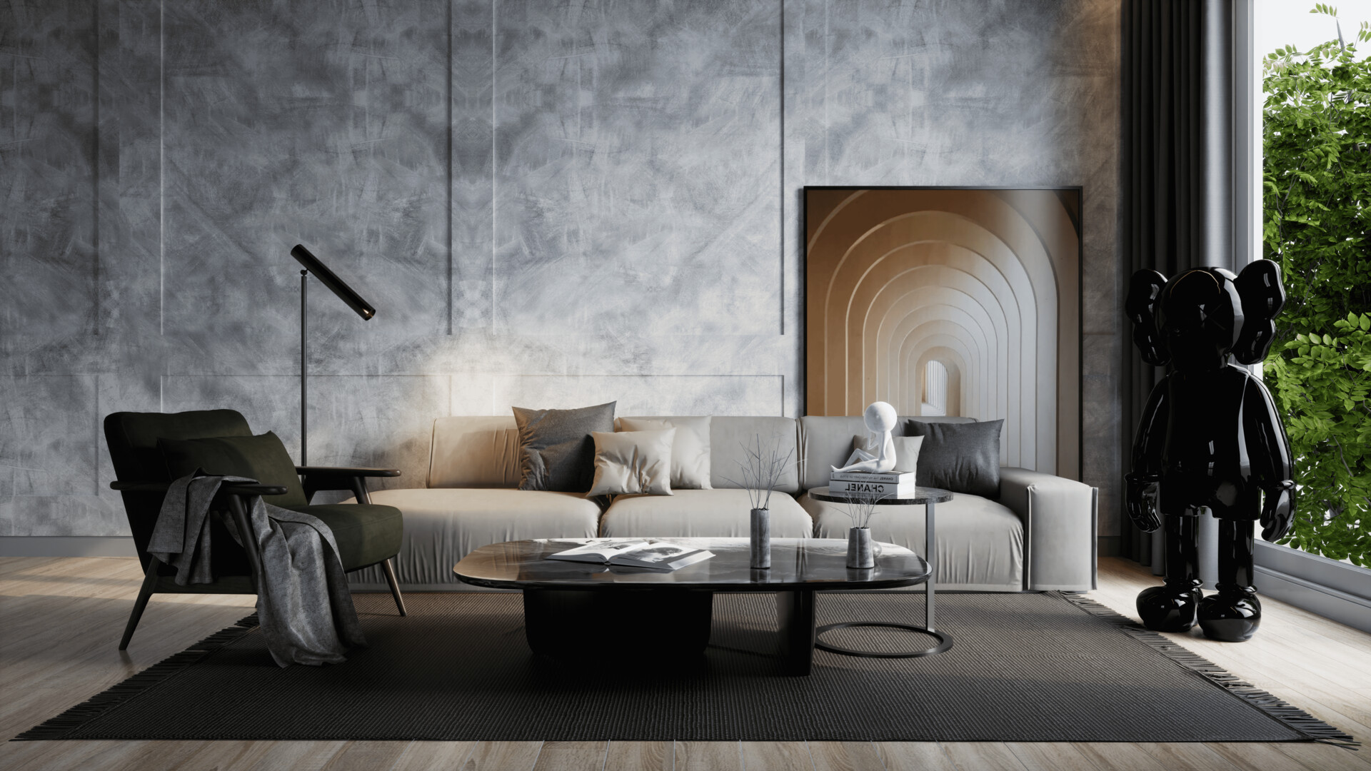 ArtStation Living Room KAWS